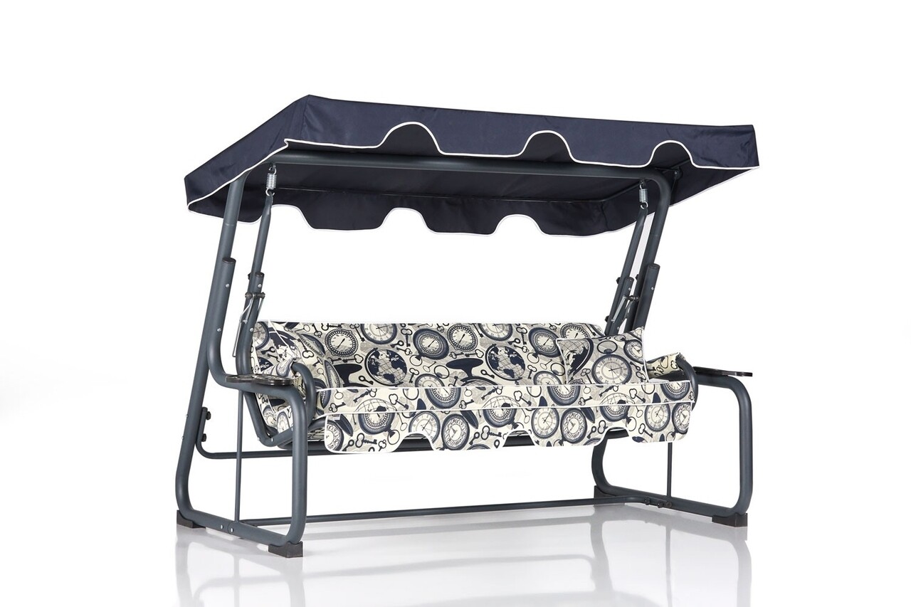 Balansoar Rubus-2, Clara, 3 locuri, multicolor - imagine 5